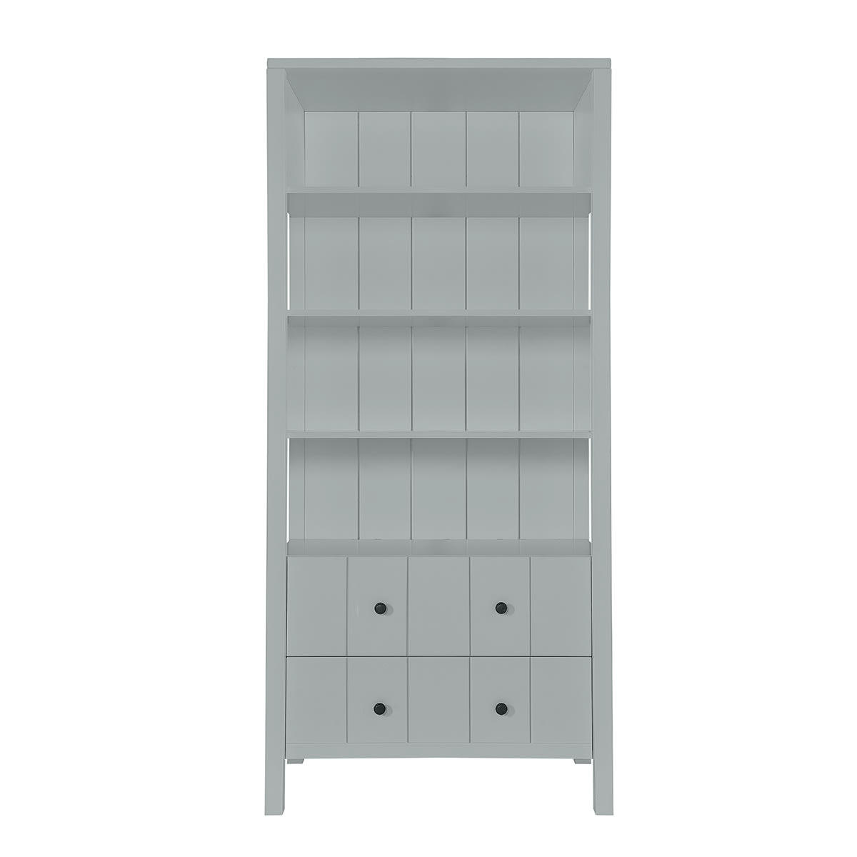 ALLPIN - Bibliothèque 2 tirois gris