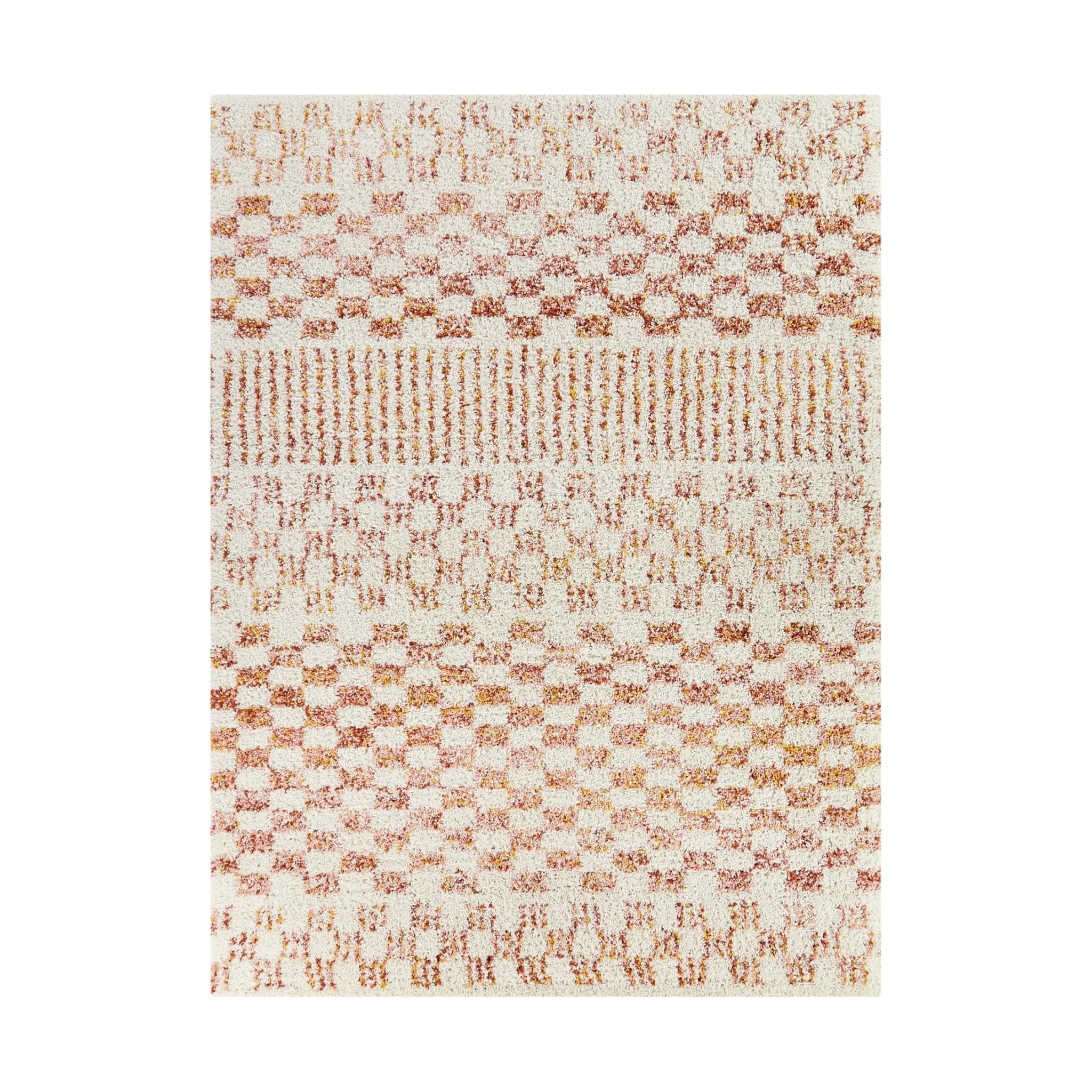 AFK Living vloerkleed Boho - shaggy - terracotta - 160 x 230 cm