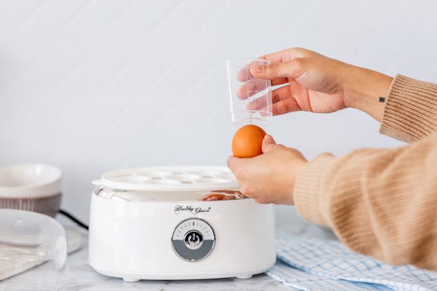 Electric Egg Steamer, Fits 7 Eggs & Cooked Perfectly