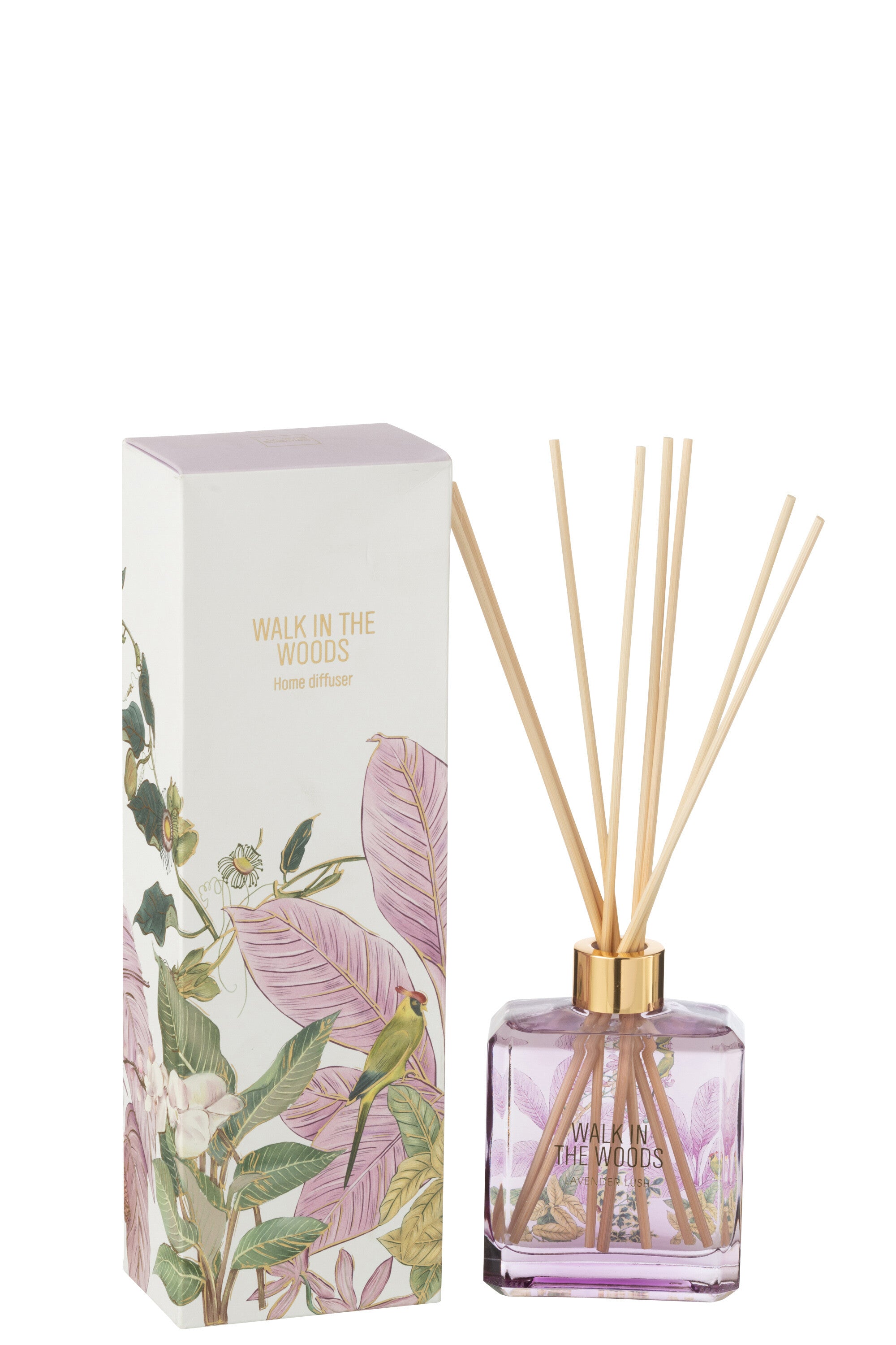 J-Line geurstokjes Walk in the Woods - Mimosa & Rose - 180ml