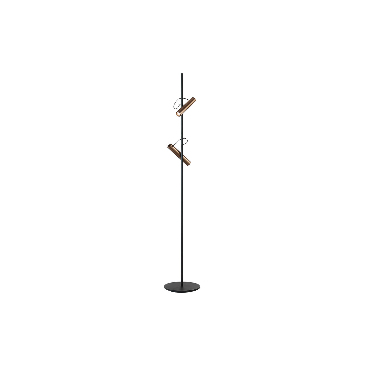 SPIRIT F1 gulvlampe, black/rose gold