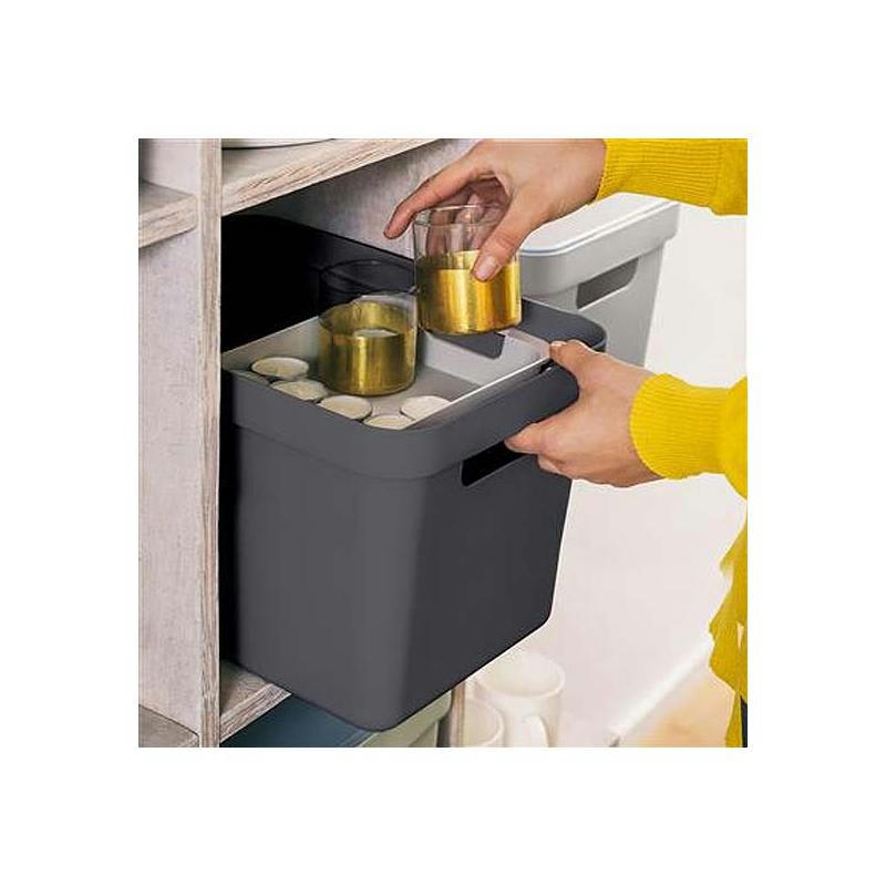 - Boîte de rangement sigma home box 18l gris anthracite