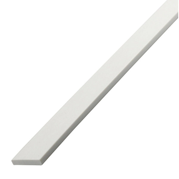 Lot de 20 Champlats PVC blanc 2600 x 40 x 2 mm