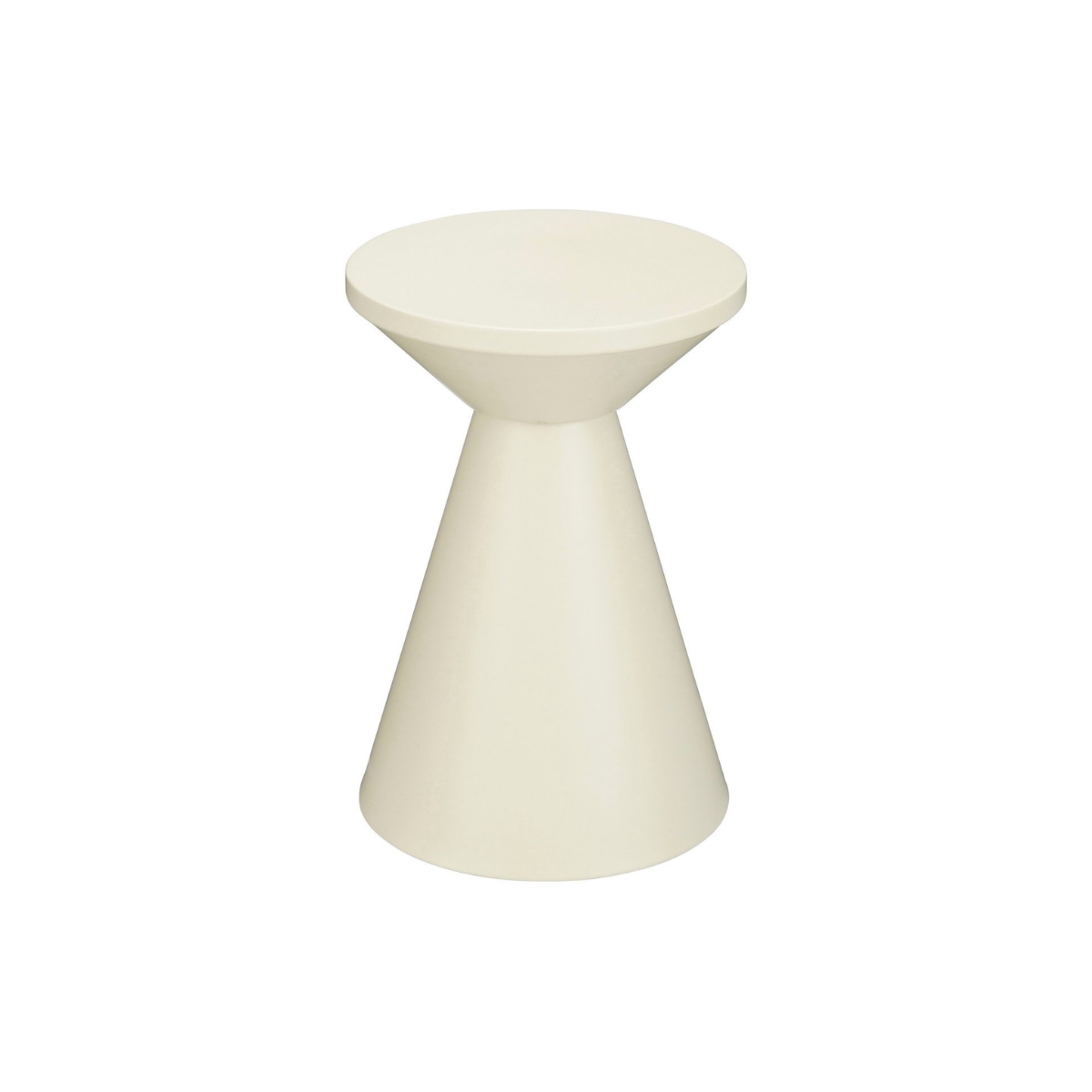 Mica Decorations Jim Bijzettafel - Bijzettafel Rond H45 x Ø31 cm - Ijzeren Tafeltje voor Woonkamer of Slaapkamer - Plantentafeltje - Nachtkastje