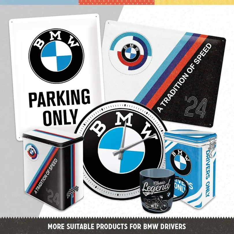 Dekoschild BMW
