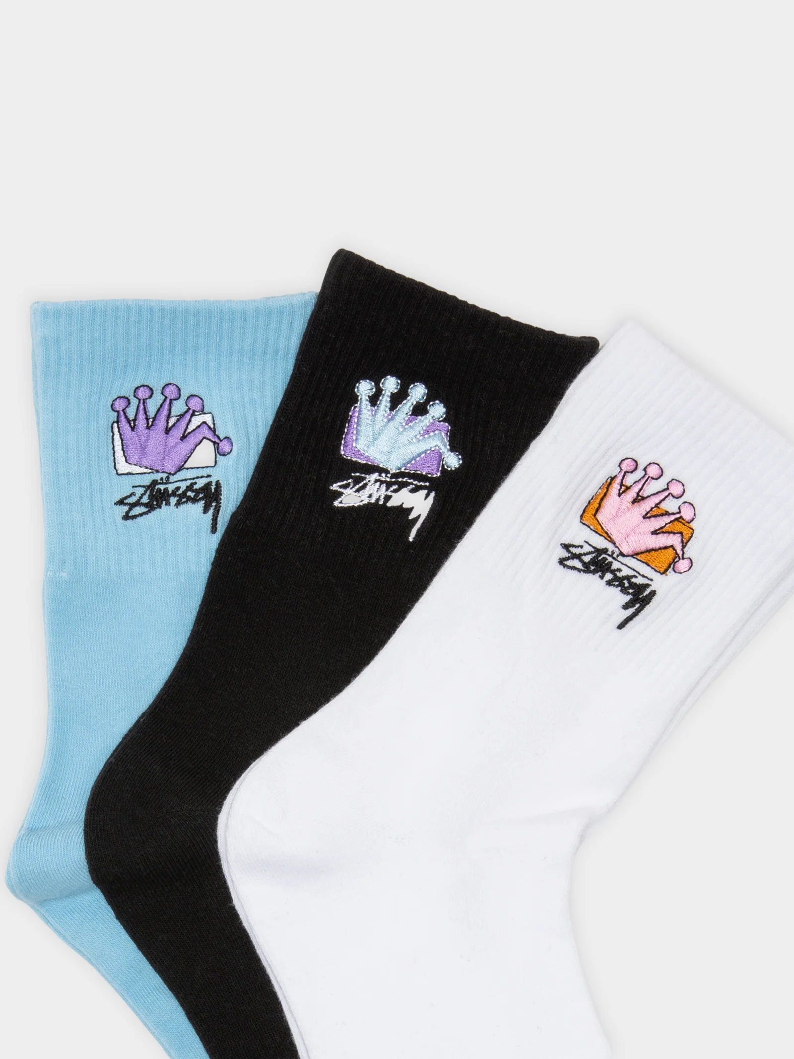 3 Pairs of Womens LB Crown Socks