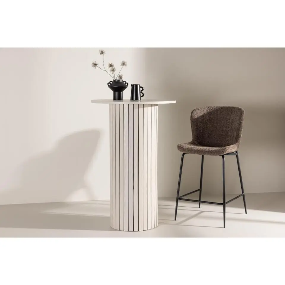 Svea - Niko ronde bartafel - ?70 cm - whitewash