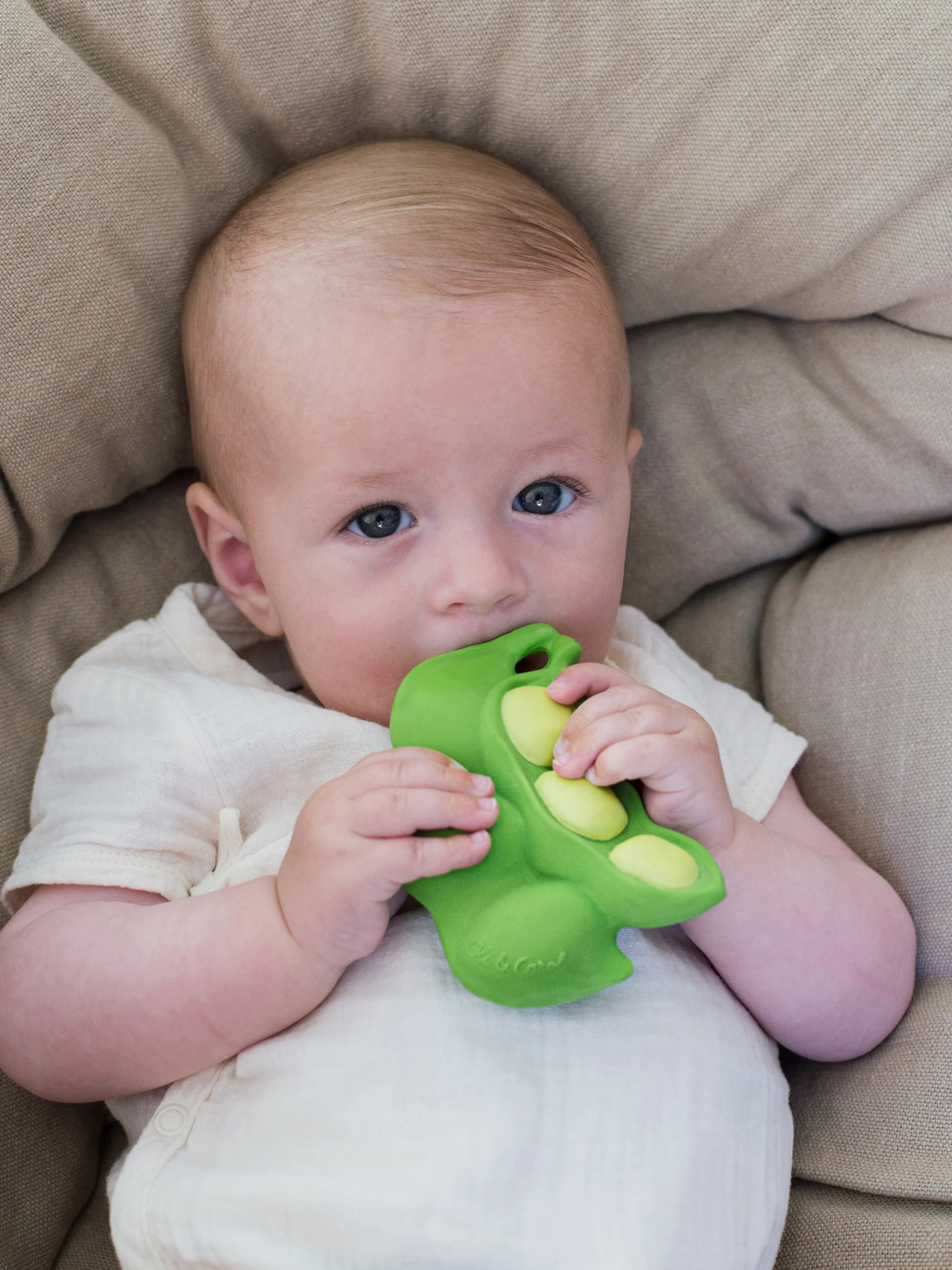 Handgefertigte Baby-Beißringe Newborn, 3er-Set