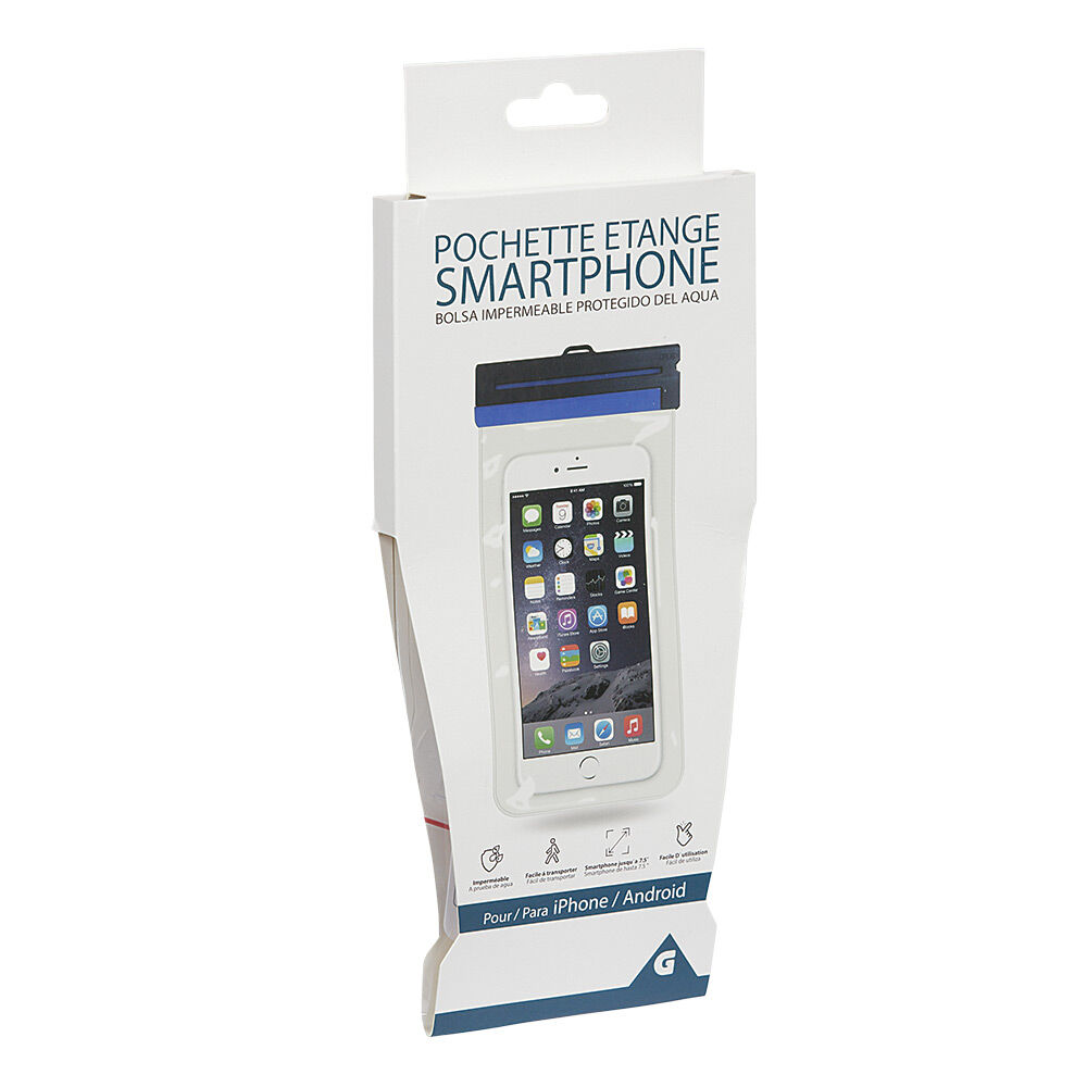 Pochette imperméable pour téléphone transparent