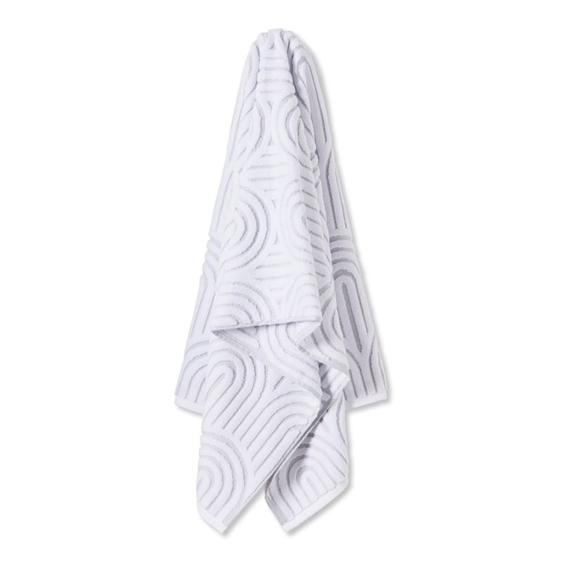 Archie White Marle Towel Range