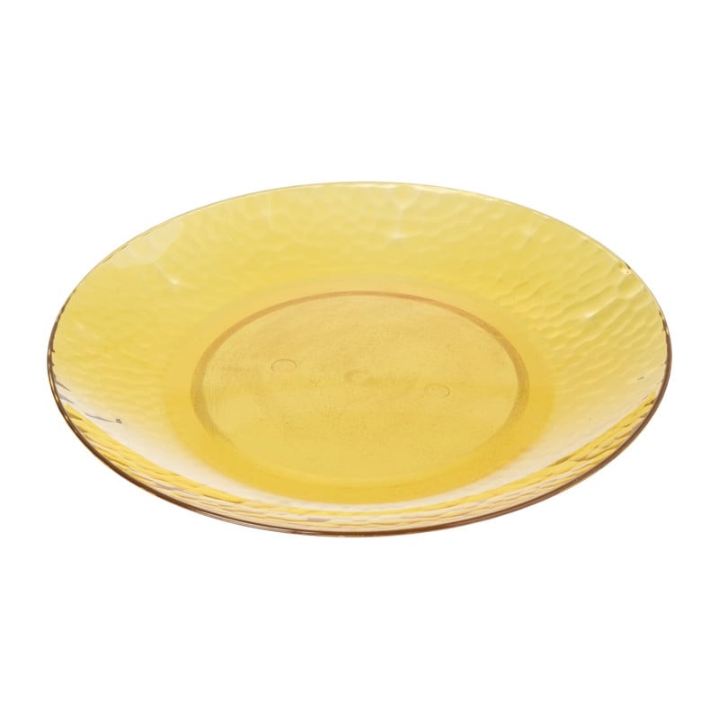 Bord dots - geel - &Oslash;20 cm