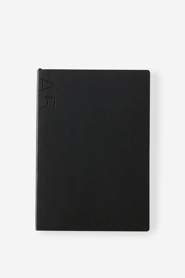 Personalised A5 Soft Dot Notetaker Notebook