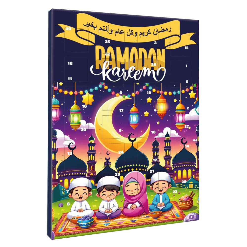Calendrier Ramadan avec friandises 25x35cm 75g