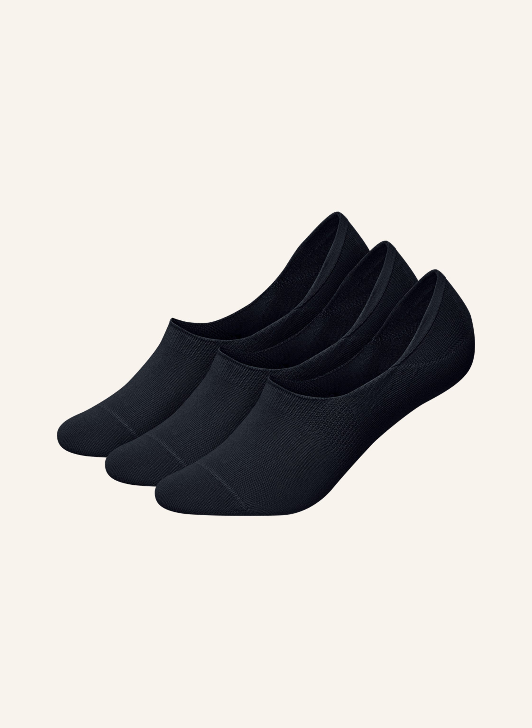 DillySocks 3er-Pack Füßlinge ONE COLOR INVISIBLES