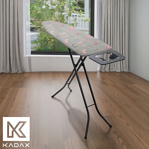KADAX Housse de Planche 115x40cm Repassage Support Extensible Papillons