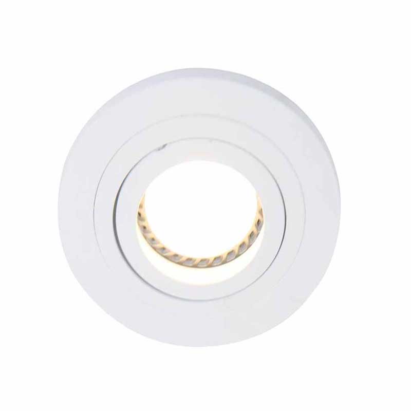 Steinhauer Pélite Inbouwspot - Ø10cm - GU10 - Wit