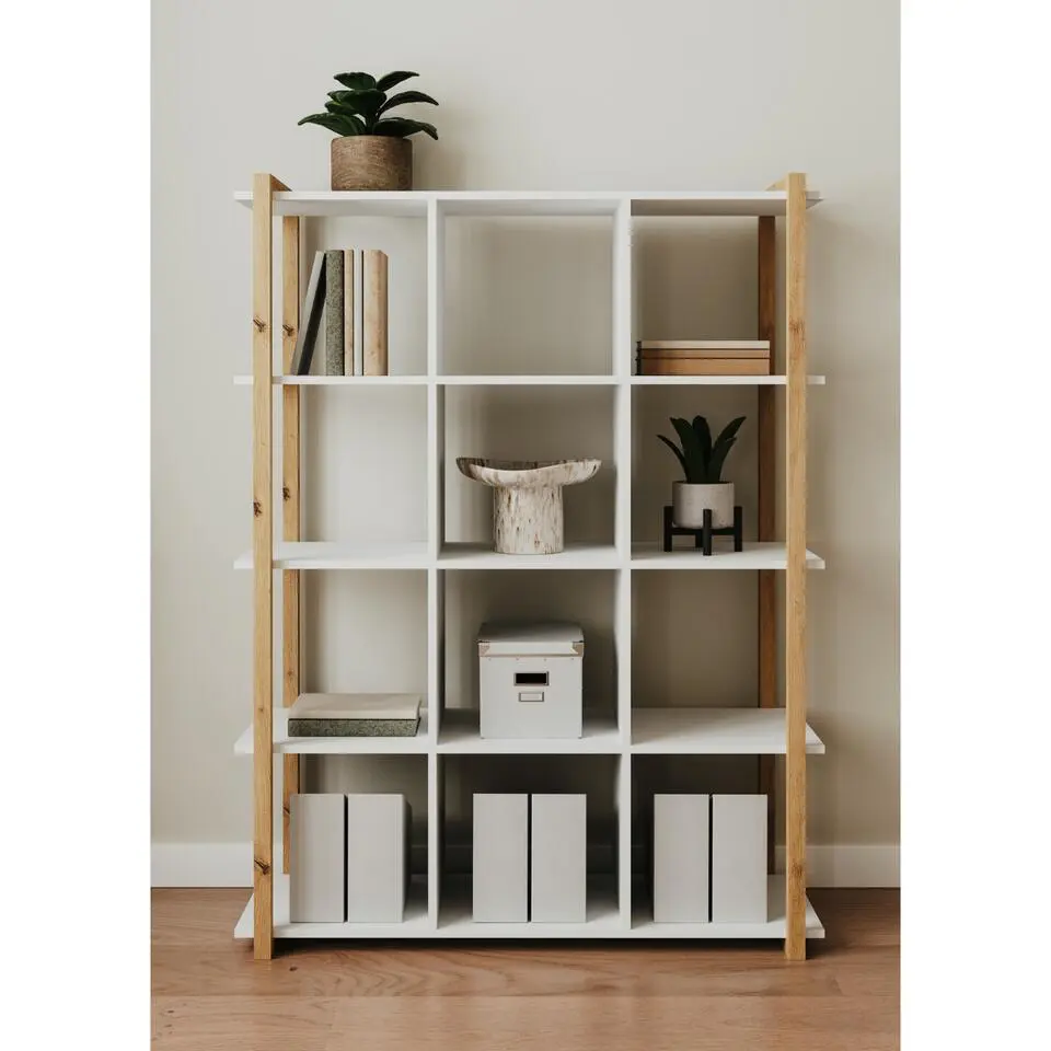 CALICOSY - Boekenkast DENVER - 145x107x39 cm