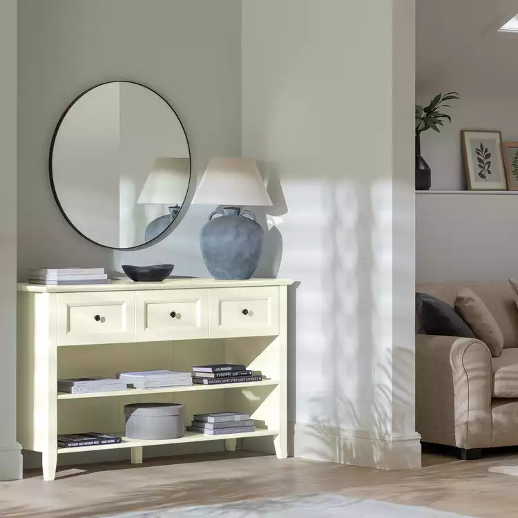 Habitat Kingham 3 Drawer Sideboard - Ivory
