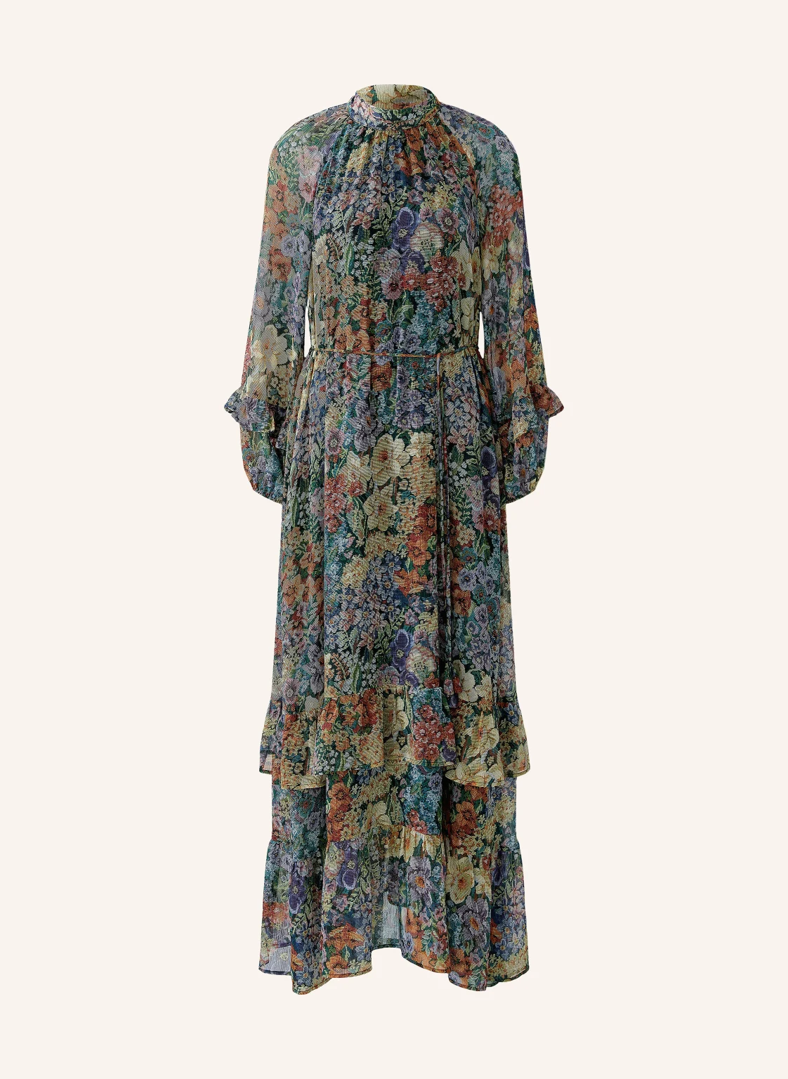 Oui Kleid mit Rüschen