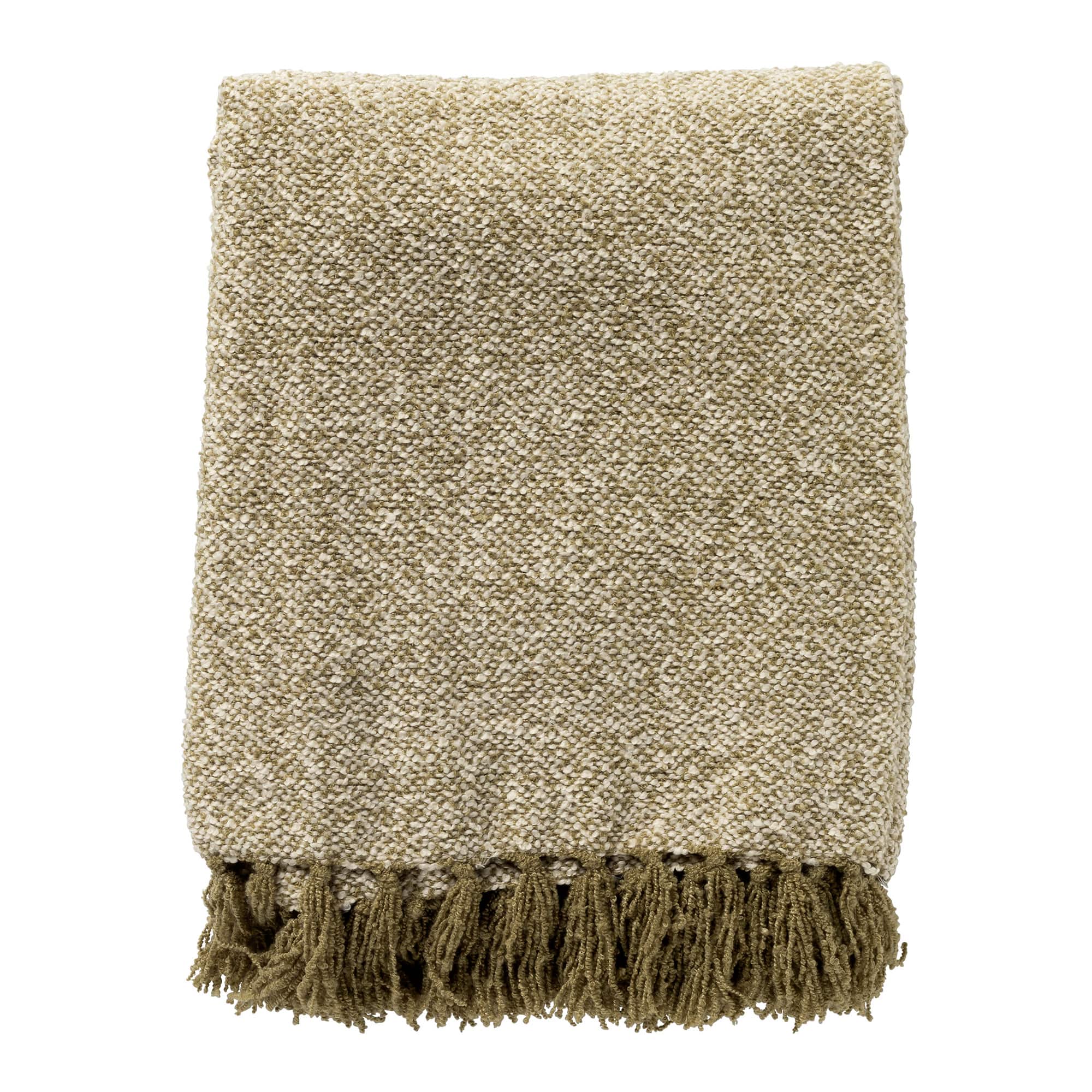 SALLY - plaid 140x180 cm - gemêleerd - 100% gerecycled - Boa - groen
