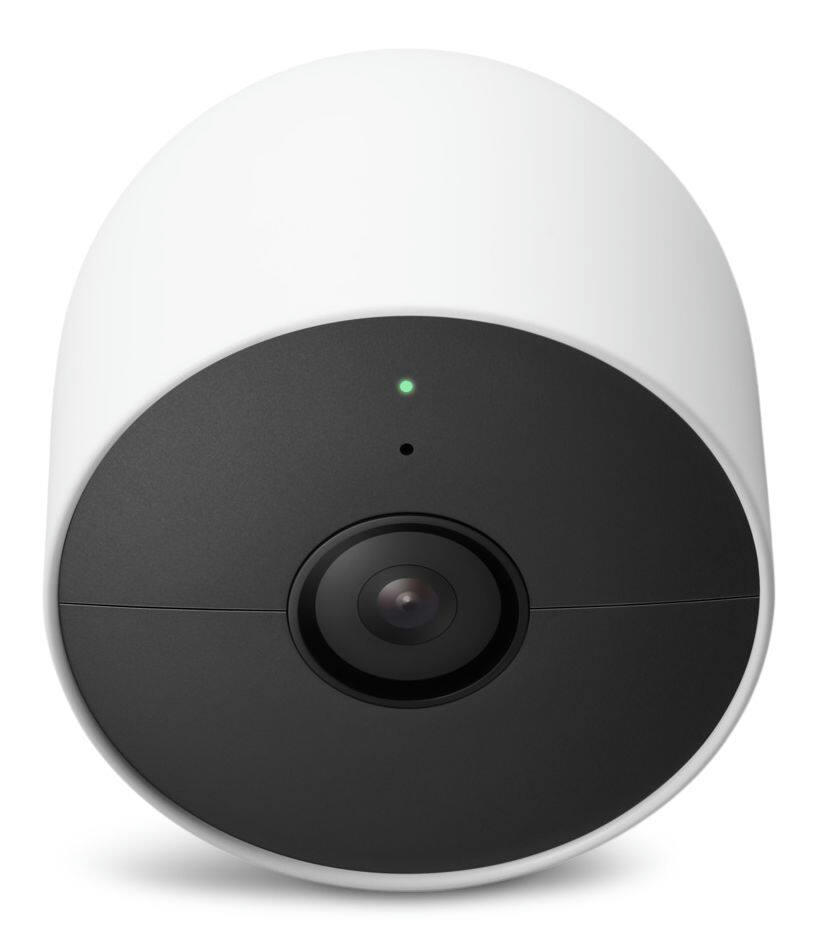 Google Nest 1080p HD Battery-Operated Cam Security Camera, White