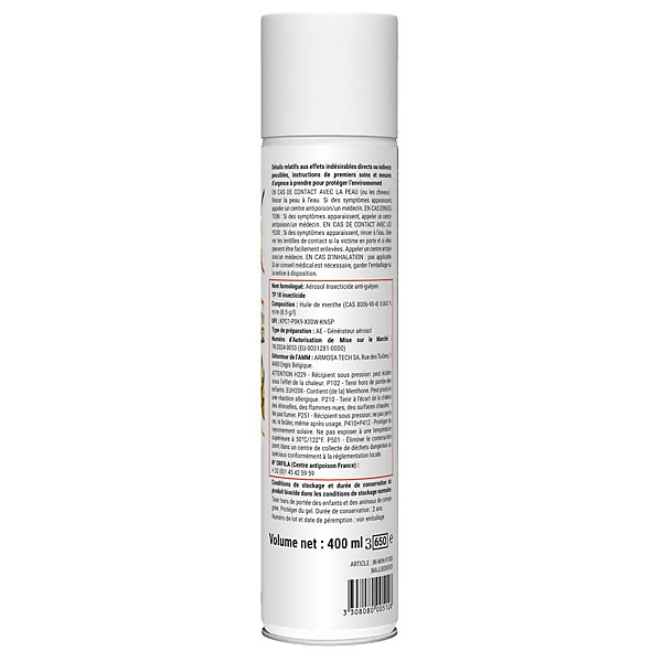 Aérosol guêpes et frelons 400 ml Protecta Clac