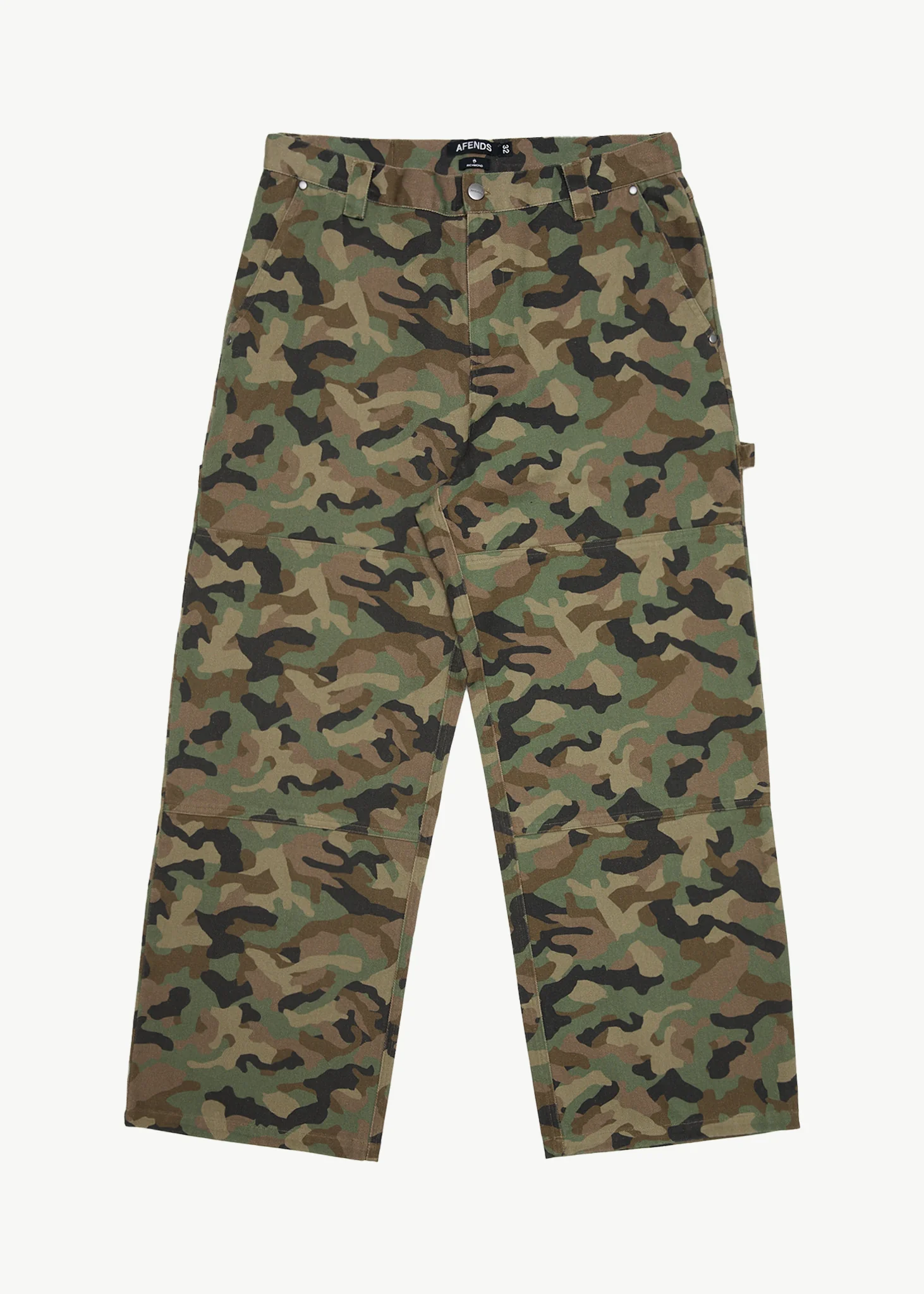 AFENDS Mens Hidden Richmond - Denim Workwear Pant - Hidden