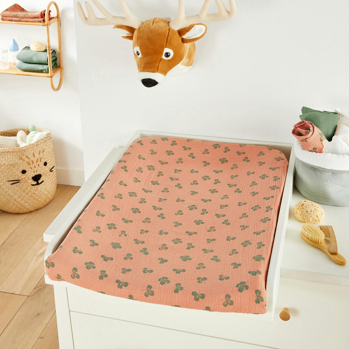 Lot de 2 housses de matelas à langer, Noretta