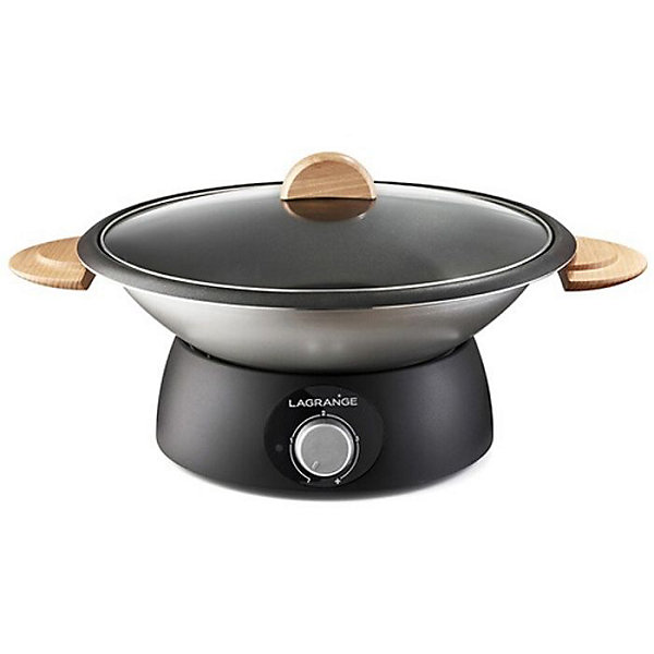Appareil à Fondue et Wok Lagrange Classic 349019 900 W Noir et Gris