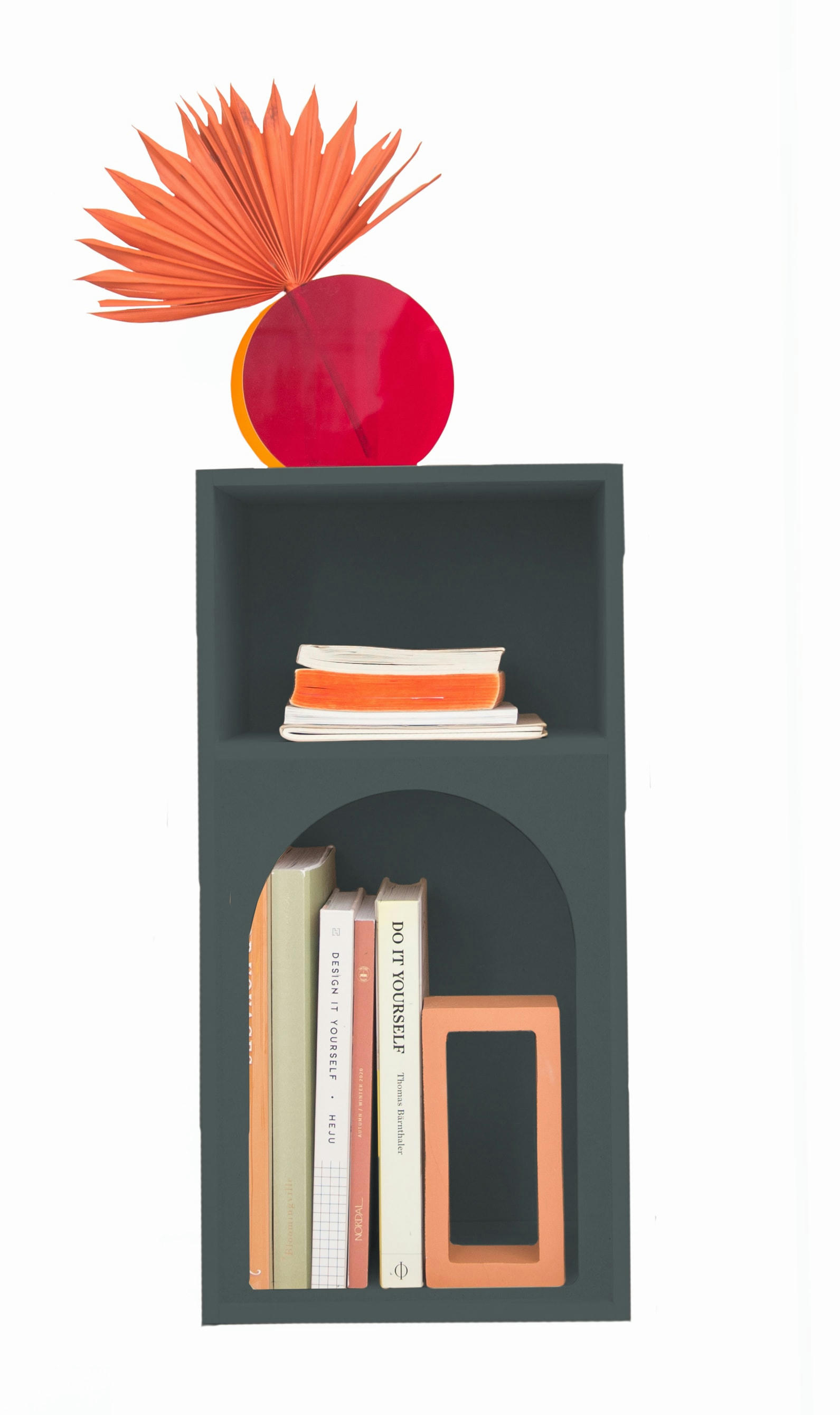 ORSON - Chevet rangement En Mdf Laqué Gris