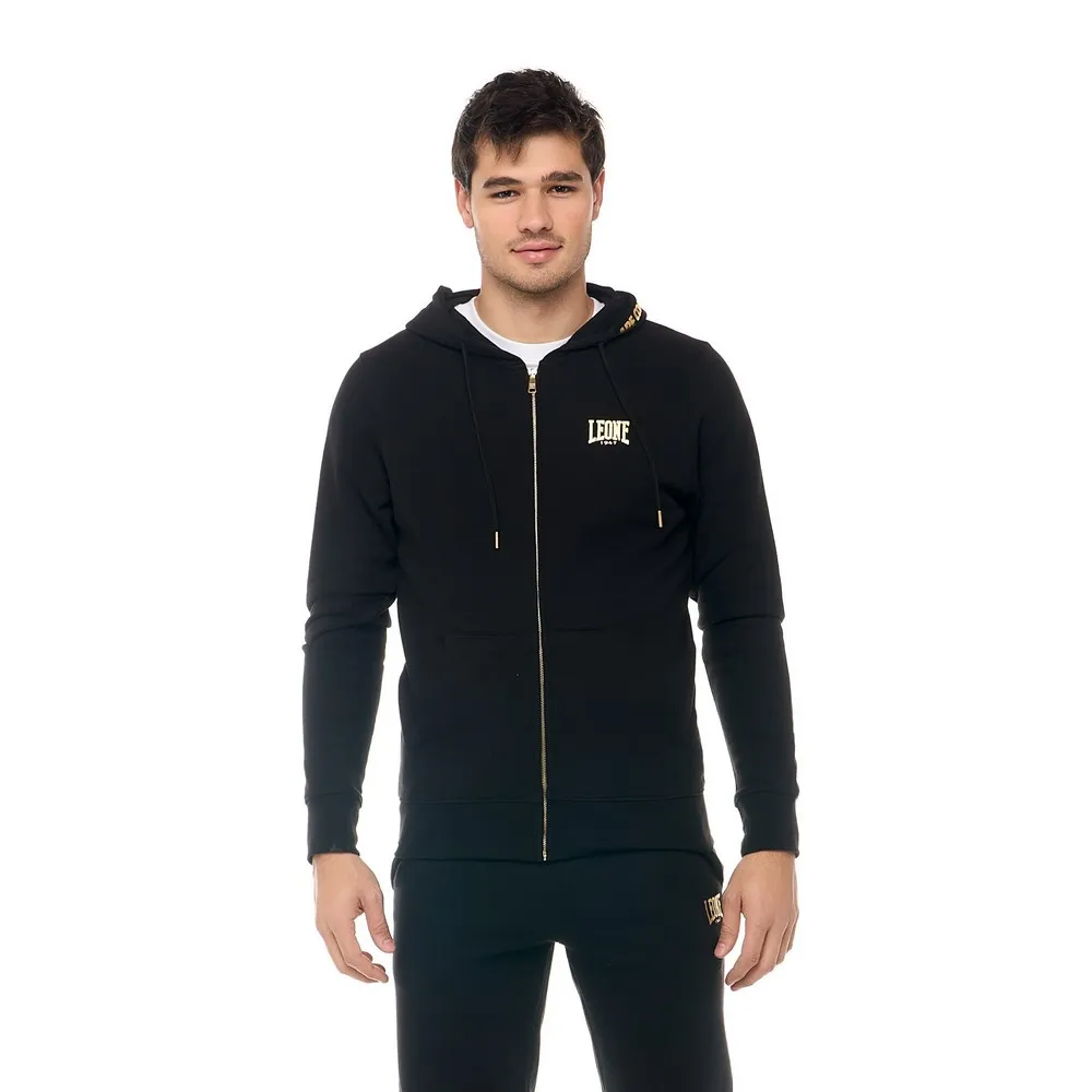 Leone1947 New Gold full zip sweatshirt