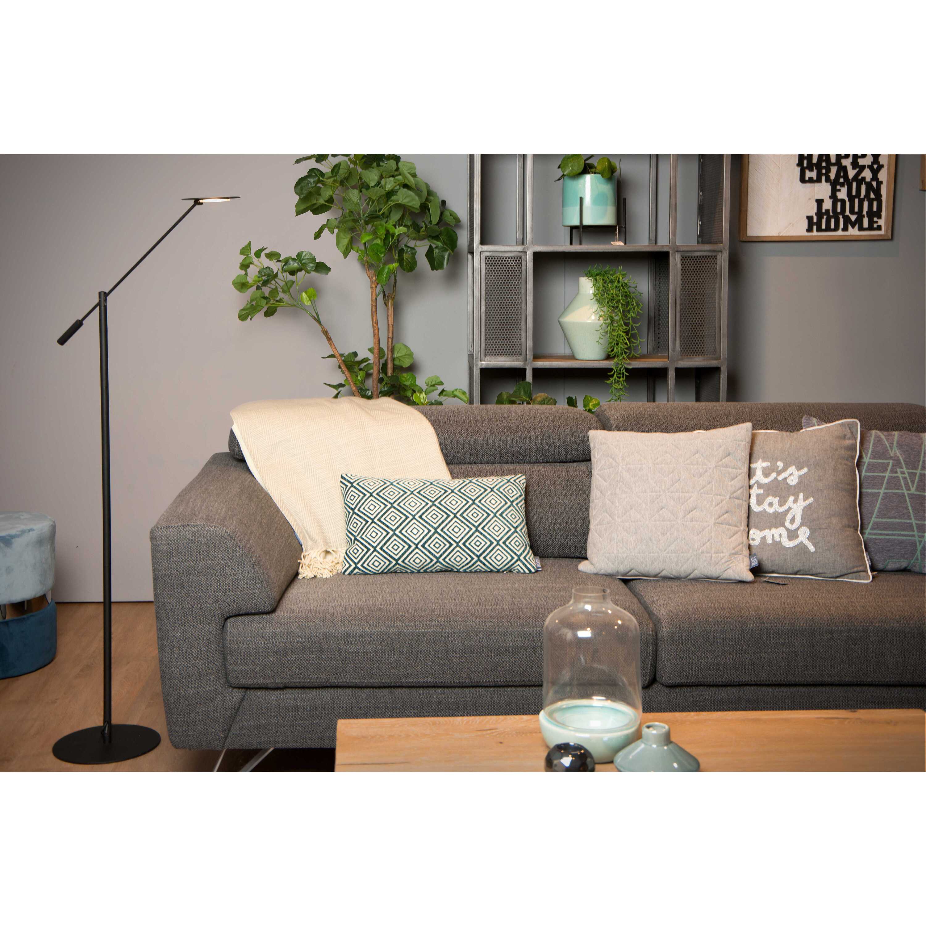 Anselmo vloerlamp LED mat chroom