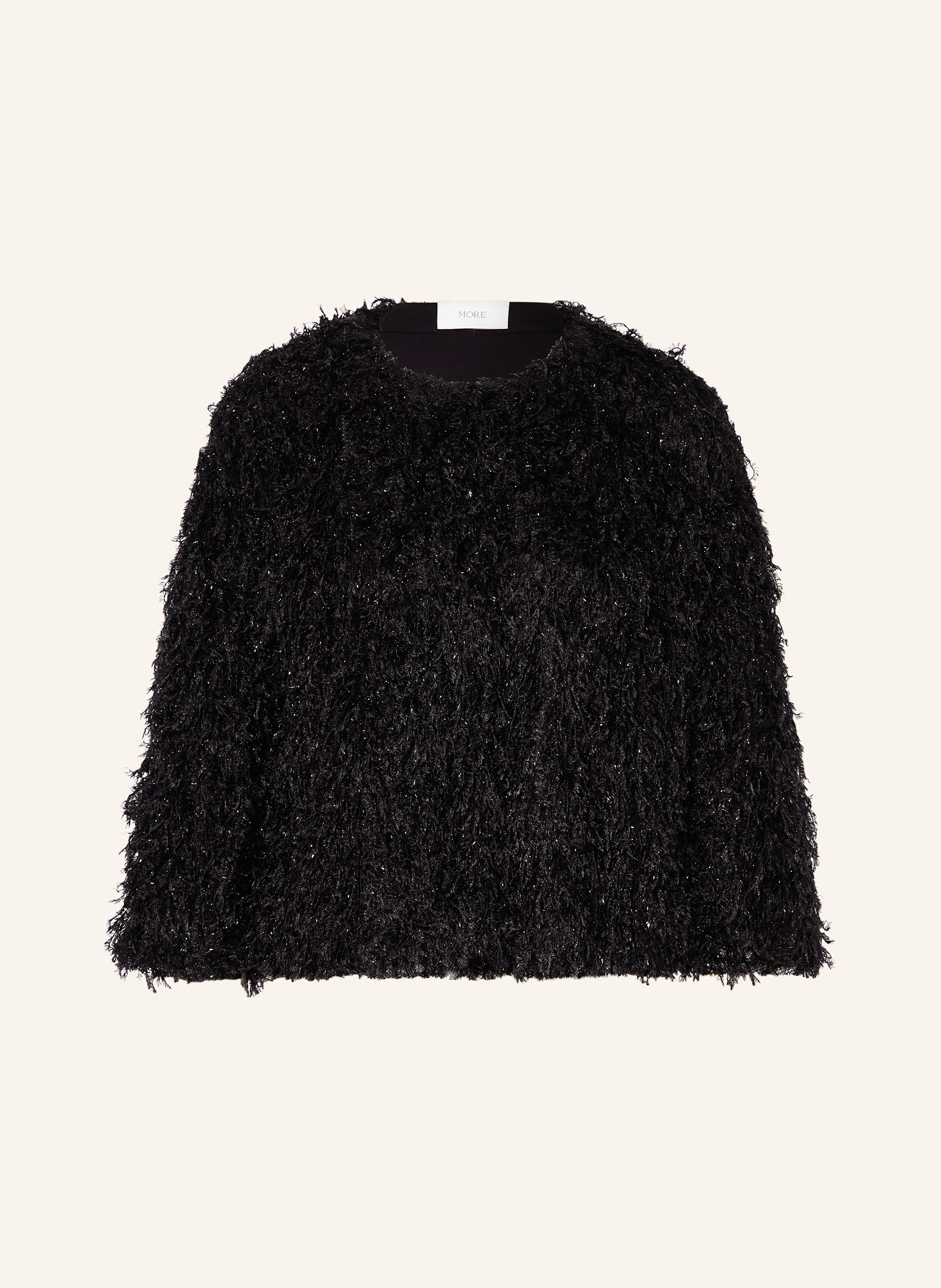 MORE Jacke mit Glitzergarn