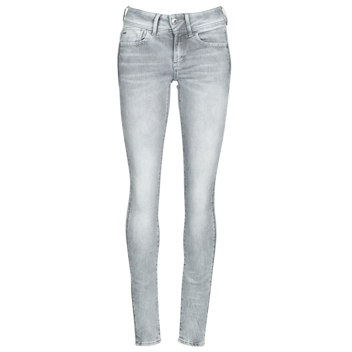G-Star Raw - LYNN MID SKINNY WMN - Grey