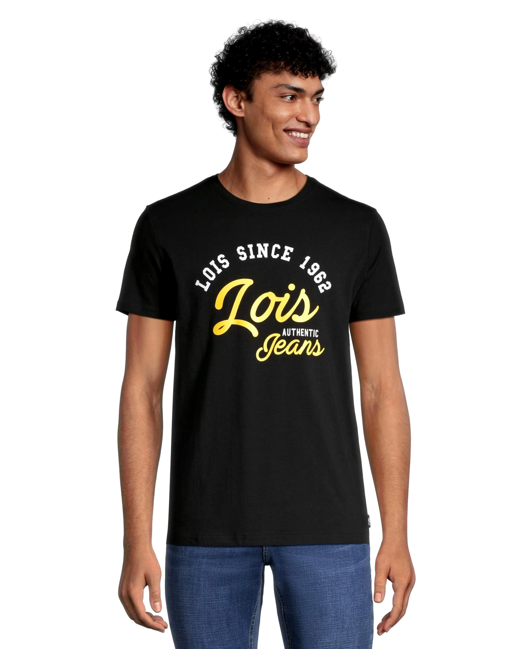 Lois Men's Dean Yellow Graphic T Shirt
