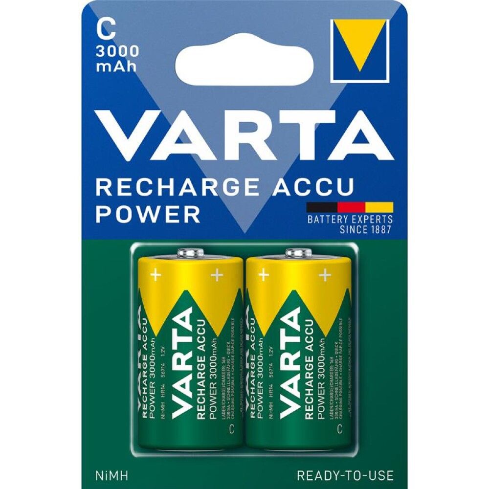 BATTERI VARTA RECHARGE ACCU POWER C 1,2V 3000 MAH