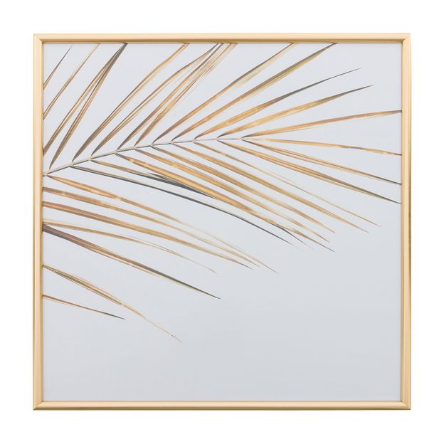 QUADRO 60 CM X 60 CM GOLDEN LEAVES