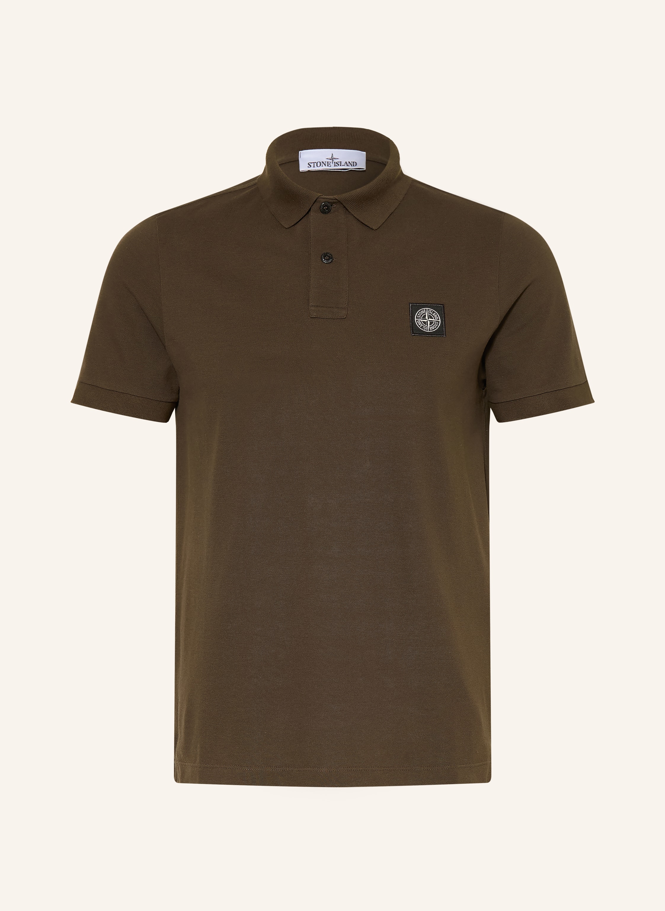 STONE ISLAND Piqué-Poloshirt Slim Fit