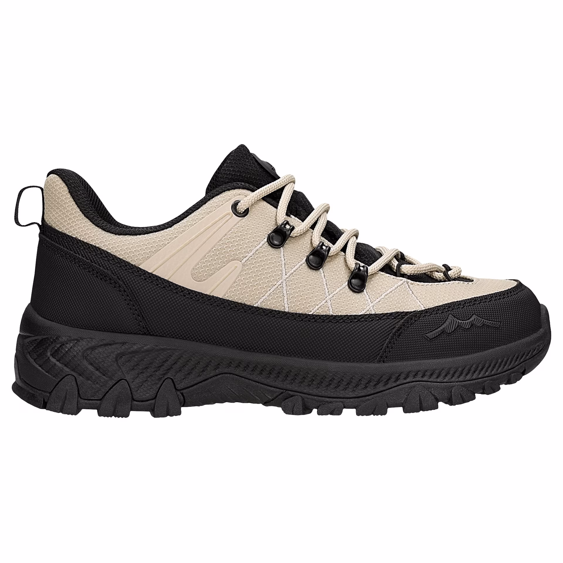 Beżowo czarne półbuty trekkingowe damskie RELAKS z membraną nano-TEX™