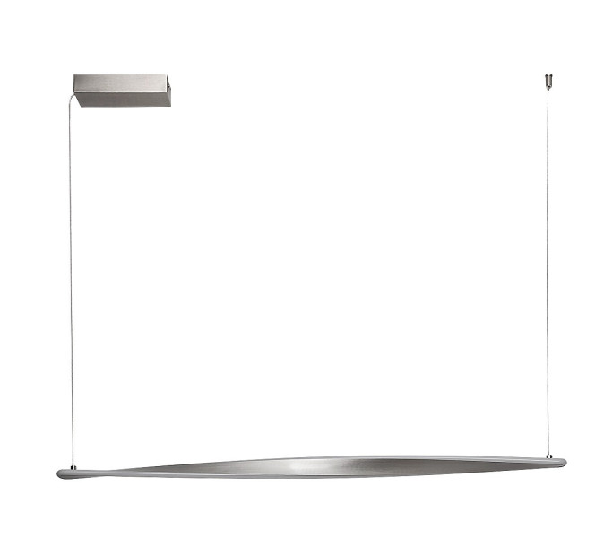 Lampa wisząca ELVIO chrom satynowany-biała LED 1x28W 3000K 2150lm Rabalux