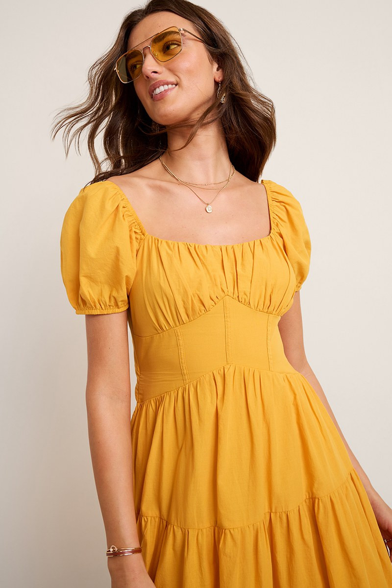 Cassie Embroidered Bow Back Maxi Dress