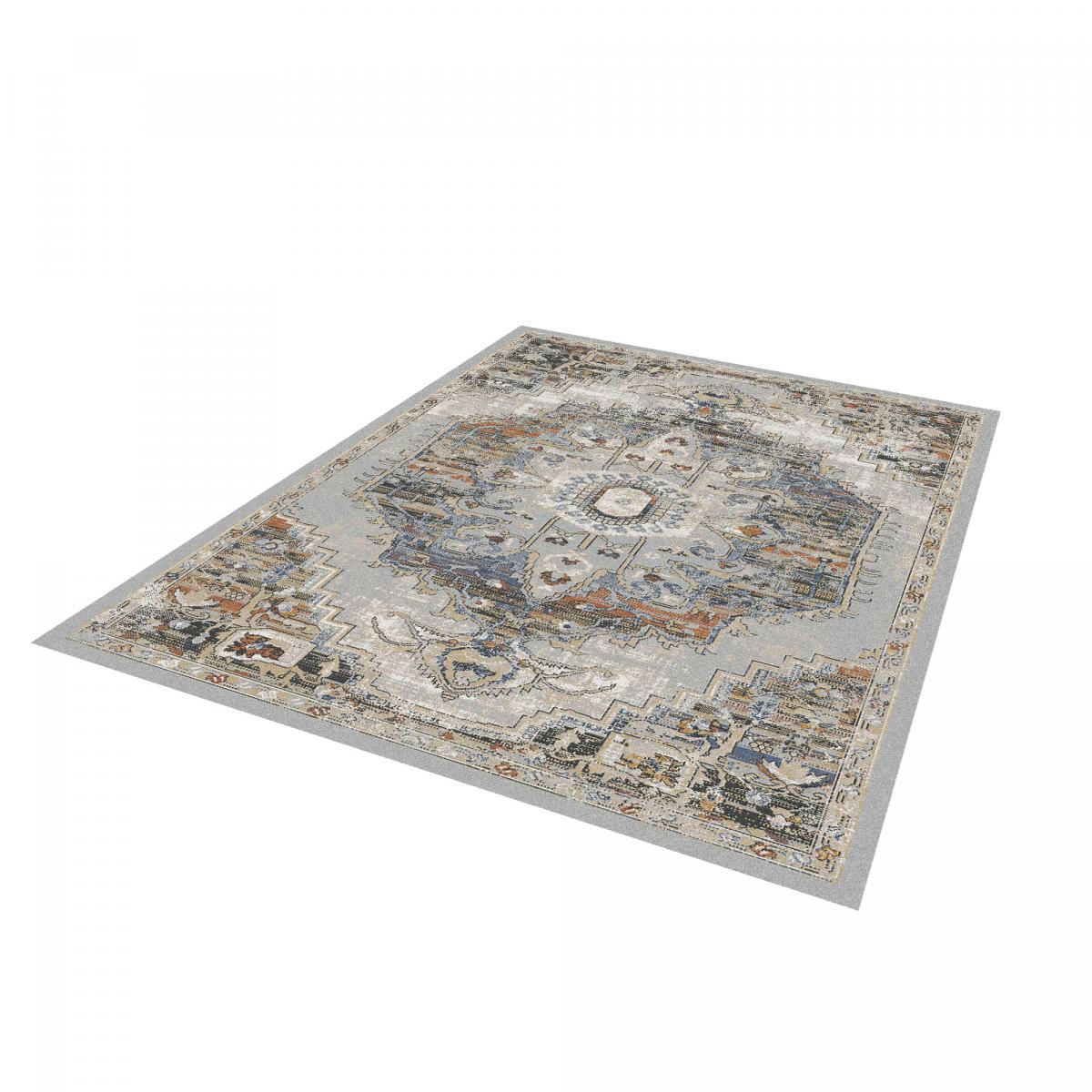 ELAE - Tapis orient style gris 120x160