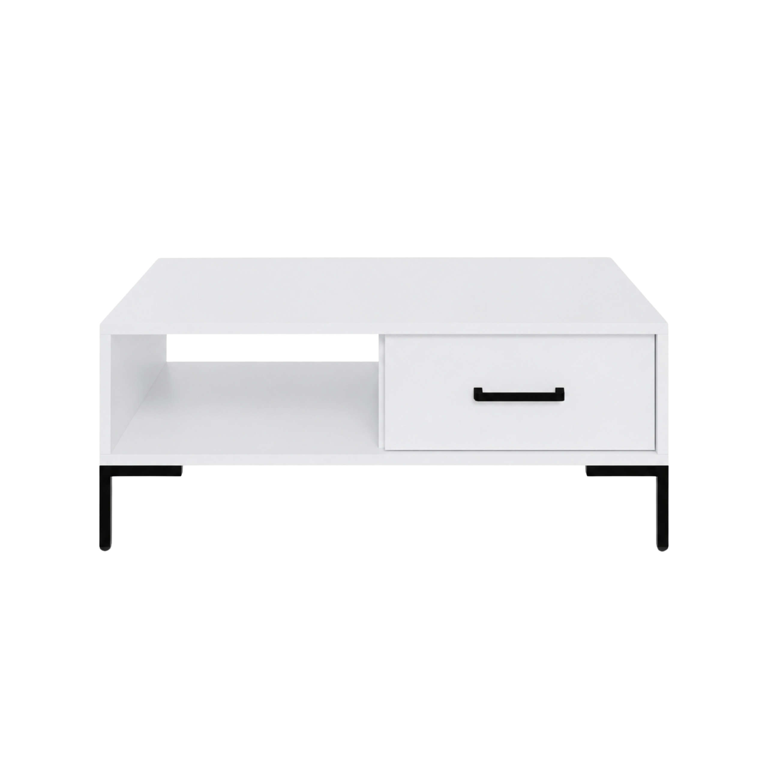 Stolik kawowy SIMPLE – Biały | 100x47x60 cm