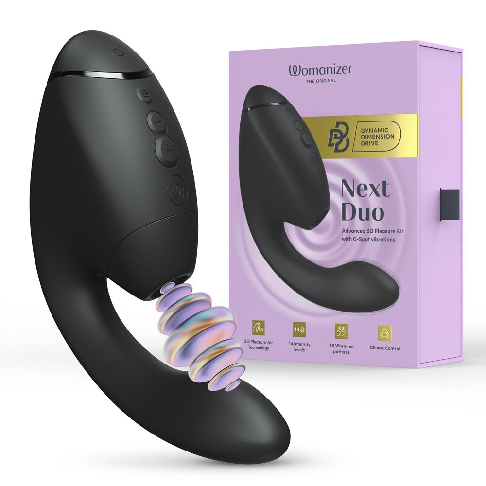 Next Duo - Klitoraler & G-Punkt Dual-Stimulator mit 3D Pleasure Air
