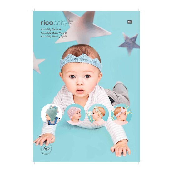 Rico Baby Classic DK Hat and Headband Digital Pattern 612