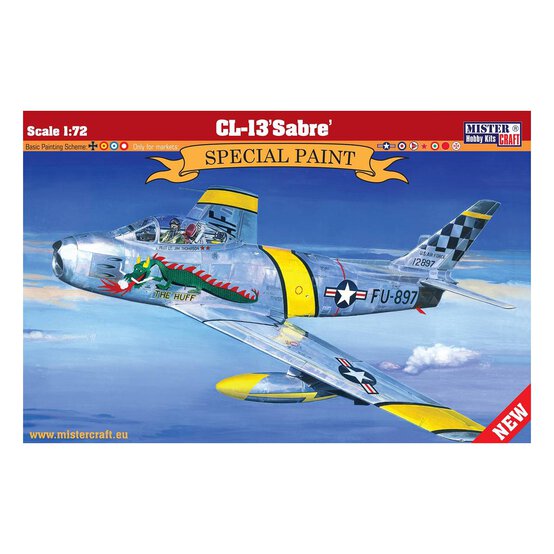 MisterCraft F-86F Sabre Model Kit 1:72