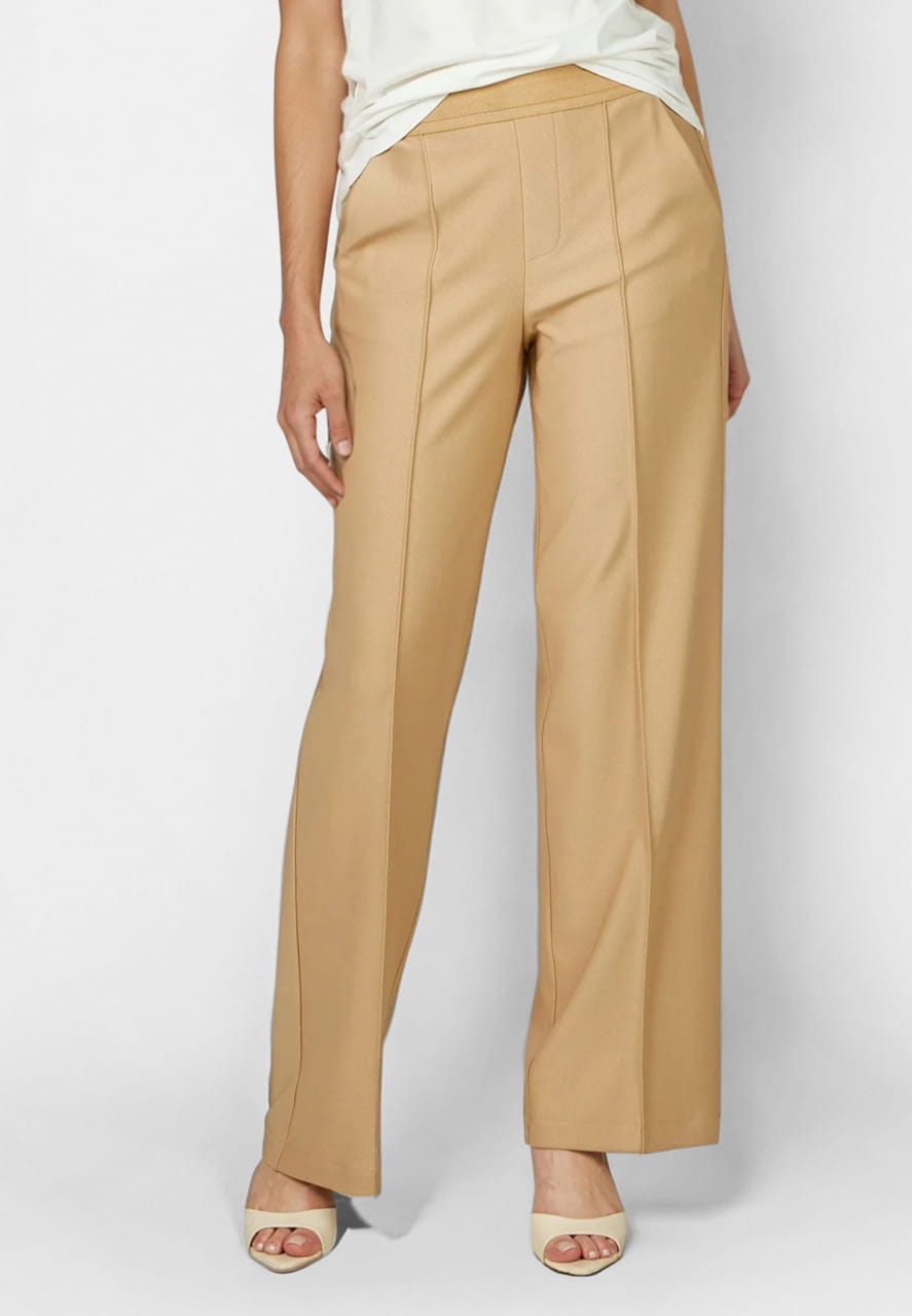 Wide Leg Hose mit Gummibund