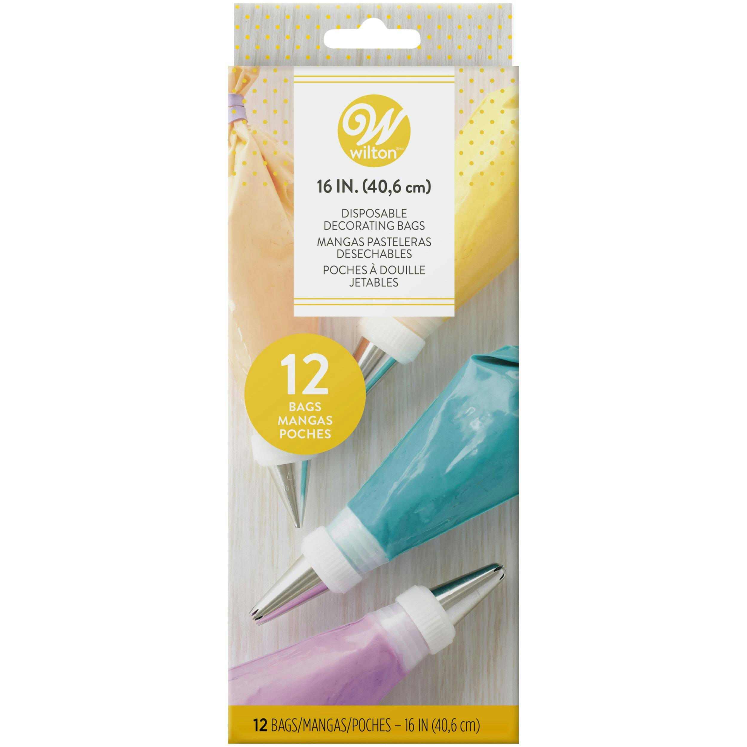 Wilton Disposable Decorating Piping Bags, 16-in, 10-pk
