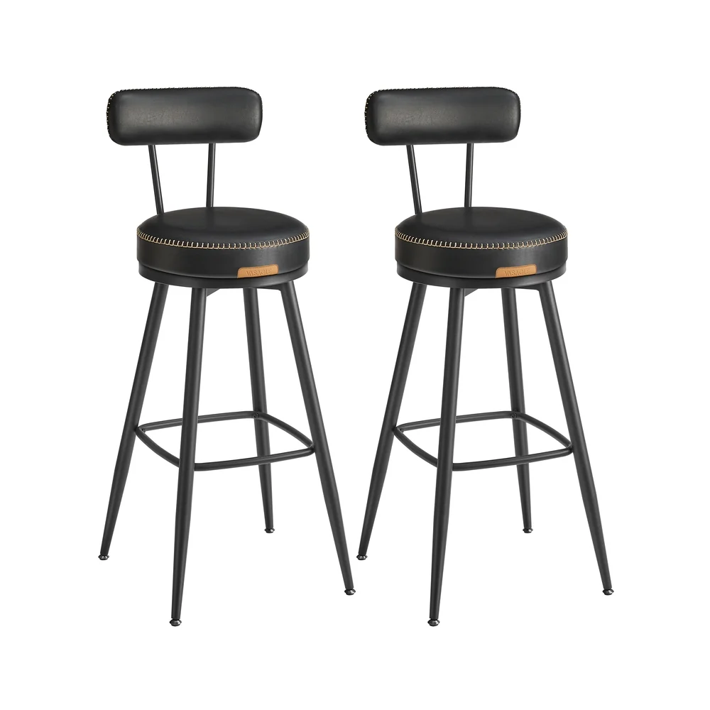 2 Tabourets de bar en PU