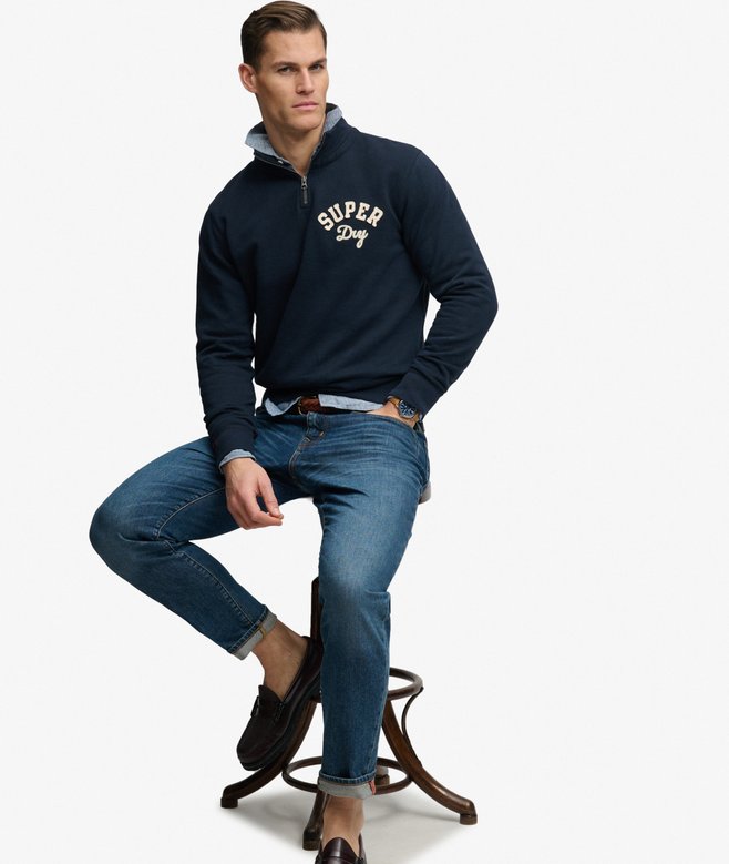 Vintage Athletic Half Zip